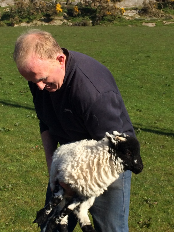Mr Bowen showed us a nice lamb!